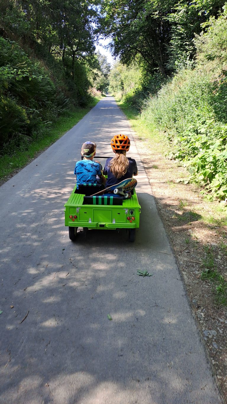 Balade sur le RAVel entre frères